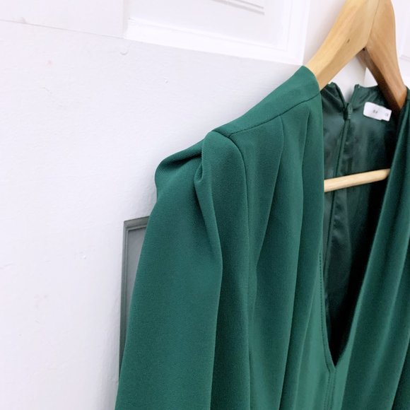 IRIS & INK Camille Pleated Crepe Midi Dress - Picture 5 of 7